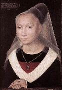 Hans Memling Portrait of a Young Woman oil on canvas